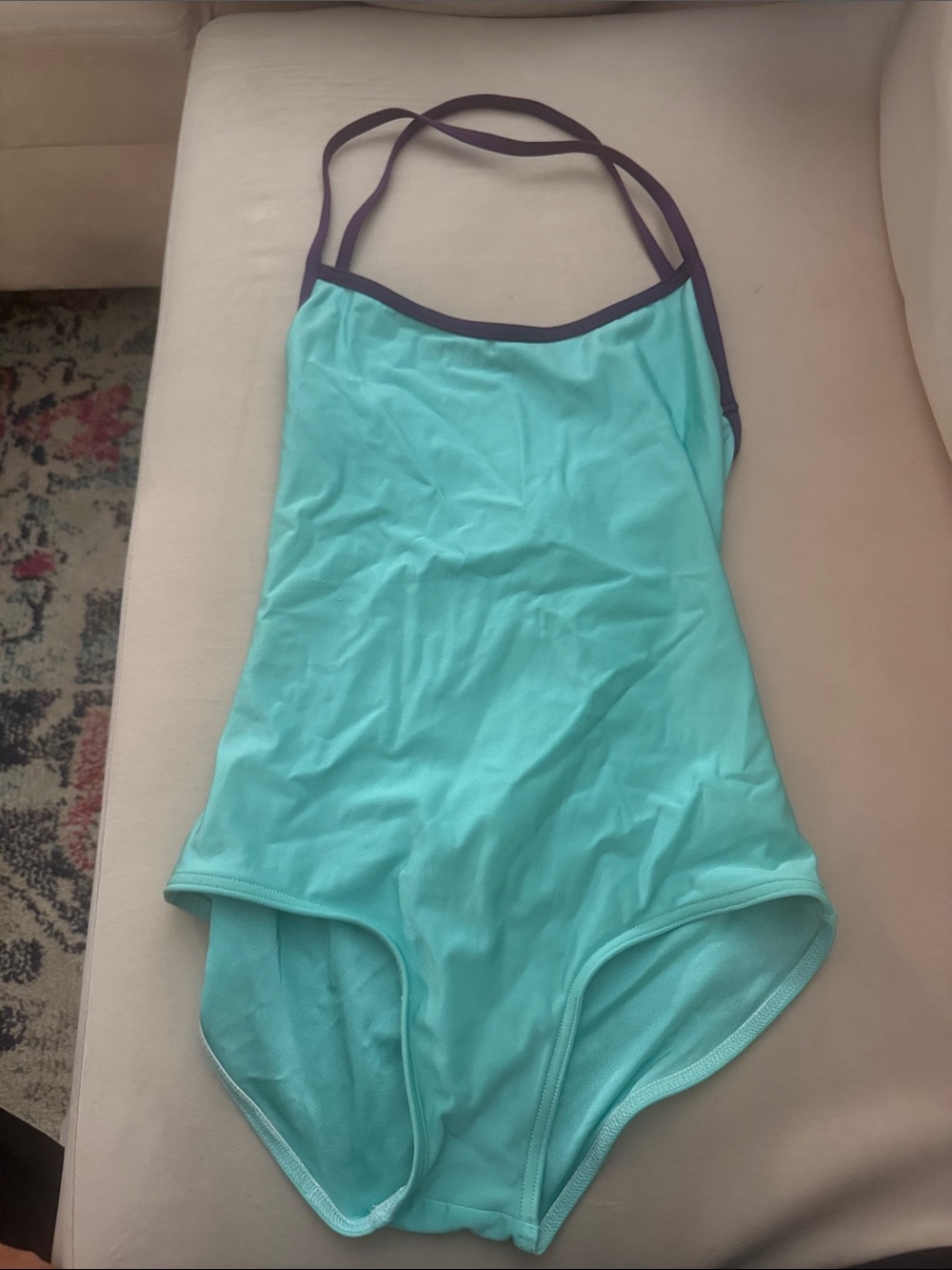 Yumiko Lena, Turquoise with Purple Trim